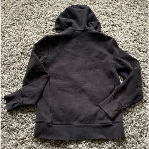 02 LULULEMON SCUBA BLACK FLEECE LINED HOODIE SWEATSHIRT men’s S women’s L - Picture 6 of 7